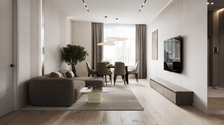 Эскизный дизайн-проект — визуализация интерьера