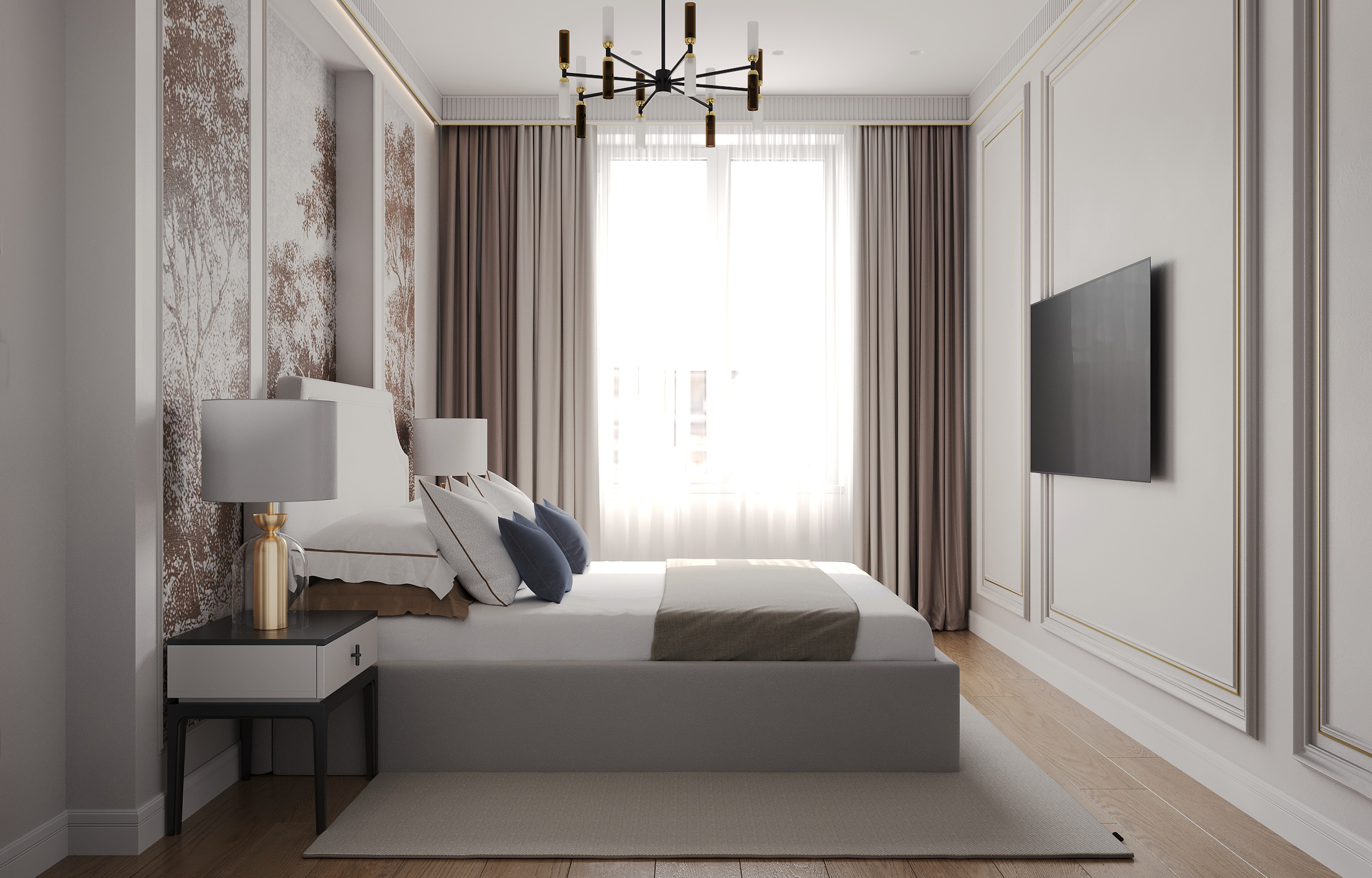 Дизайн проект интерьера квартиры в ЖК Большая Семерка