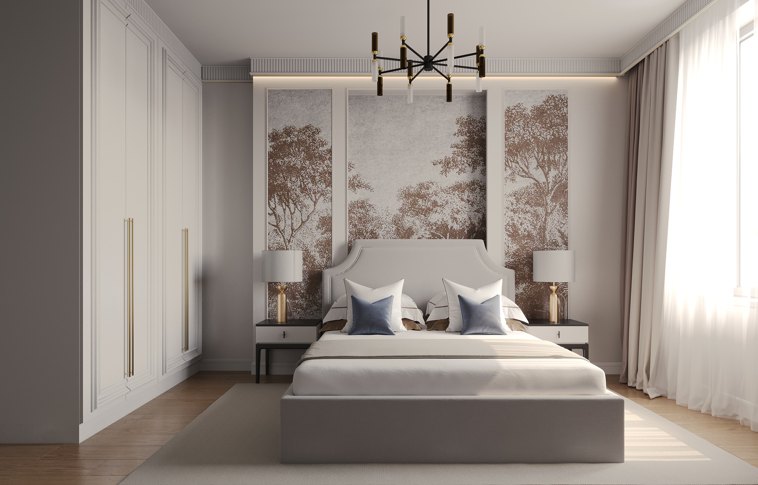 Дизайн проект интерьера квартиры в ЖК Большая Семерка