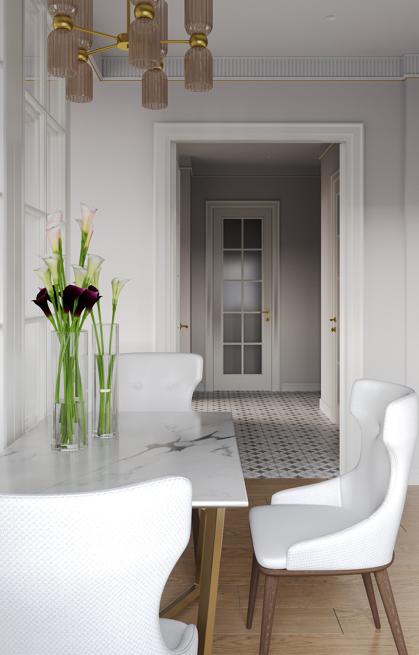 Дизайн проект интерьера квартиры в ЖК Большая Семерка