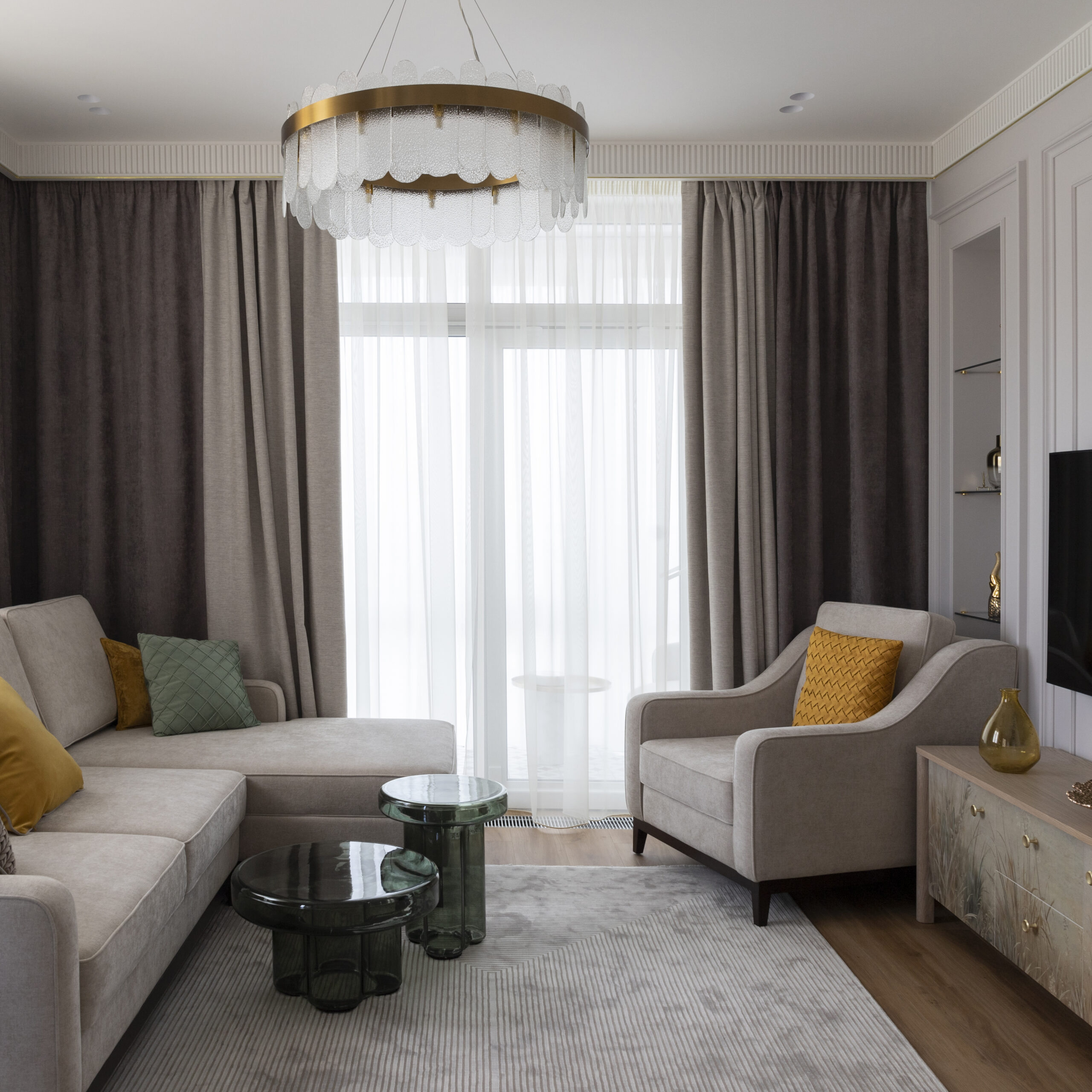 Дизайн проект интерьера квартиры в ЖК Большая Семерка