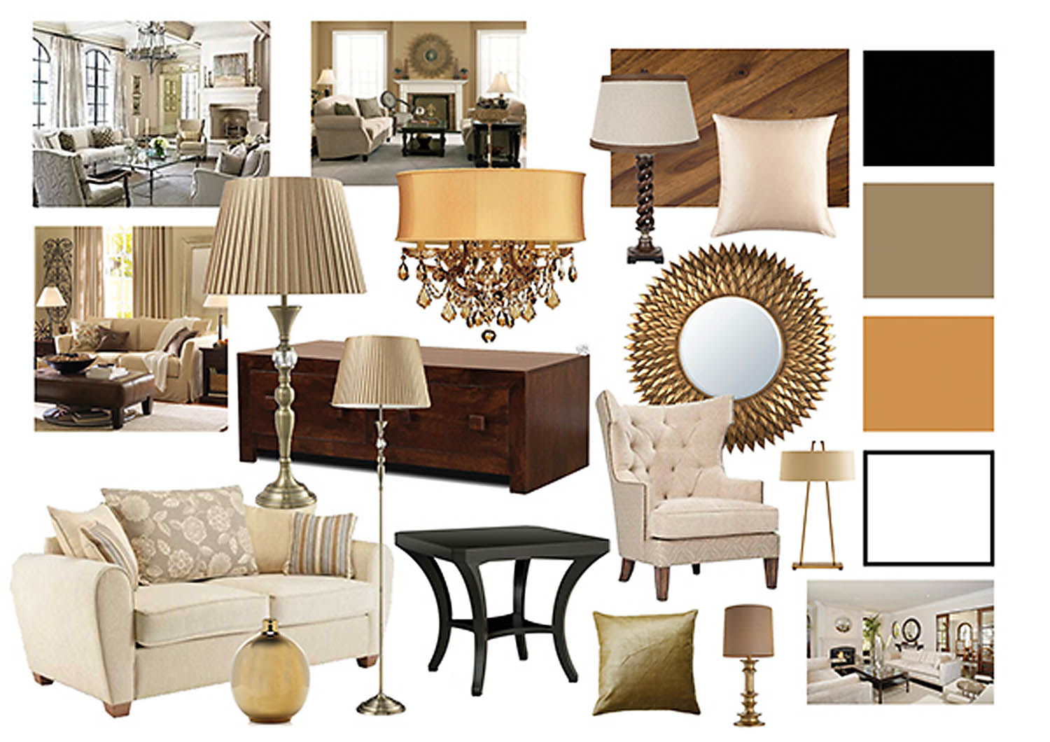 Комплектация интерьера